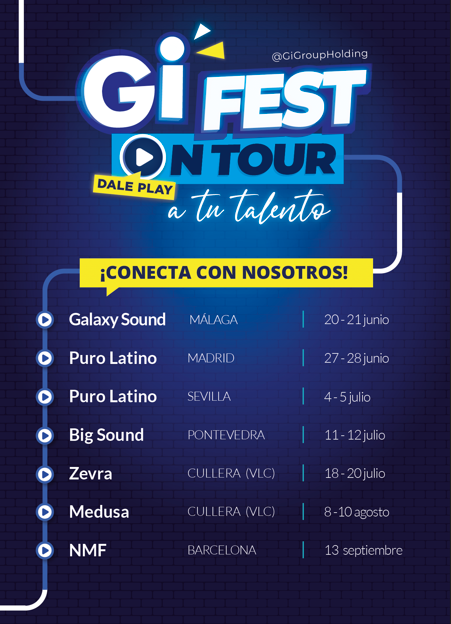gifest on tour recorrido